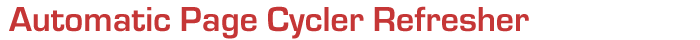 lazywebtools - Home of the Automatic Page Refresher